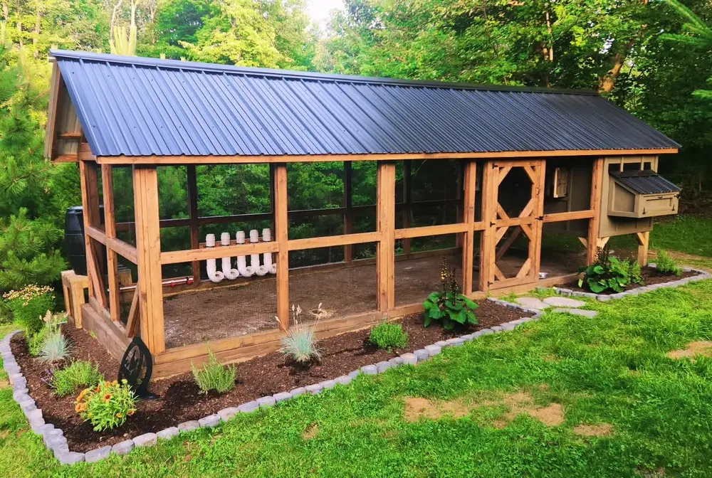 Custom coop or enclosure built by Triano Farms in New Jersey — build 1