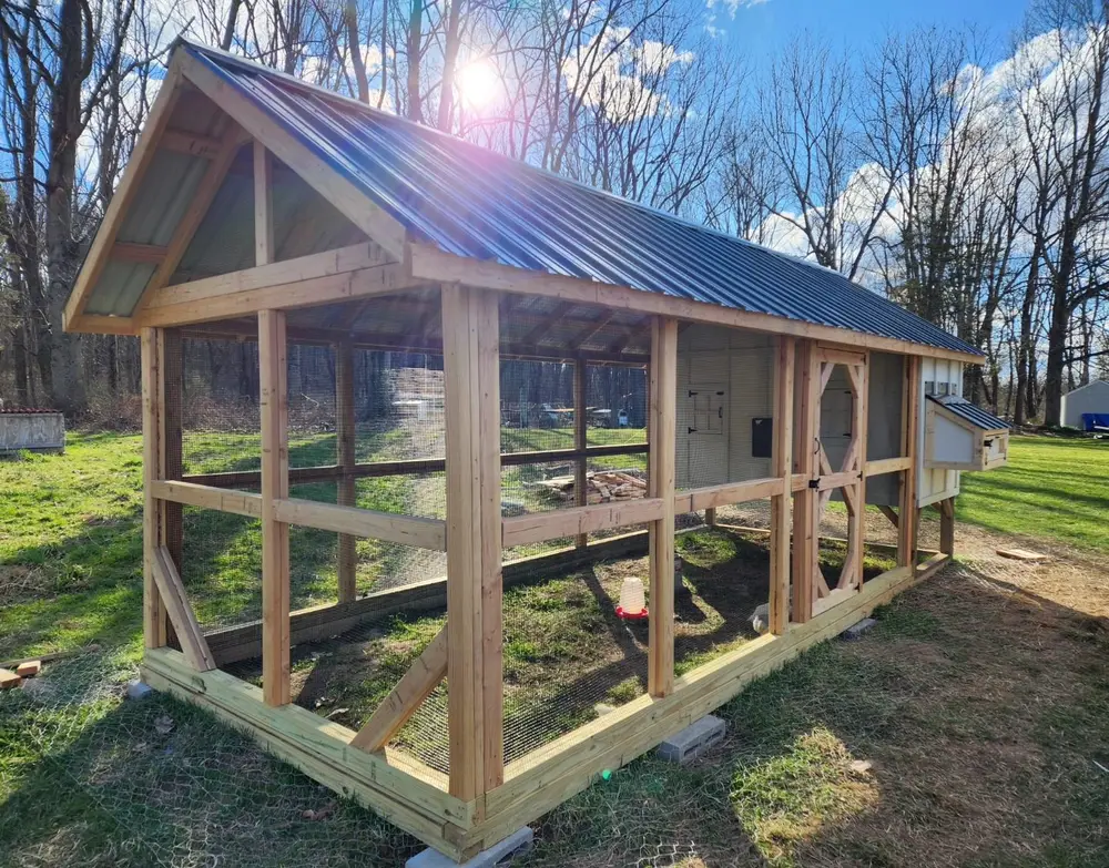 Custom coop or enclosure built by Triano Farms in New Jersey — build 2