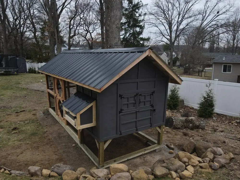 Custom coop or enclosure built by Triano Farms in New Jersey — build 6