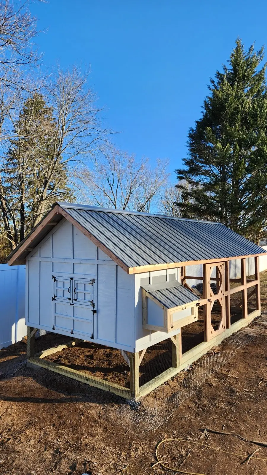 Custom coop or enclosure built by Triano Farms in New Jersey — build 8