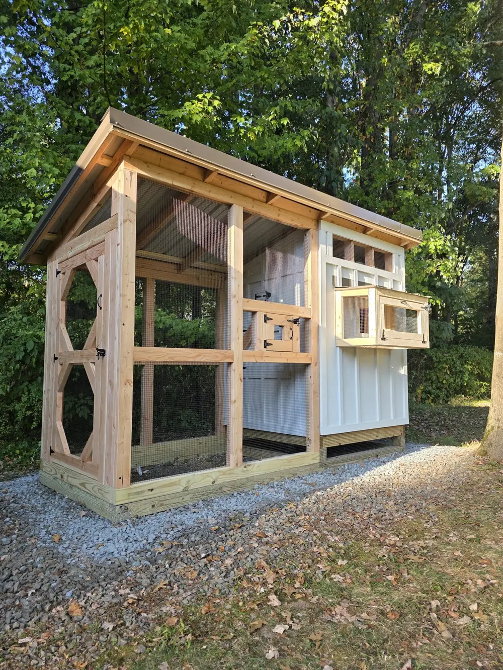 Custom coop or enclosure built by Triano Farms in New Jersey — build 12