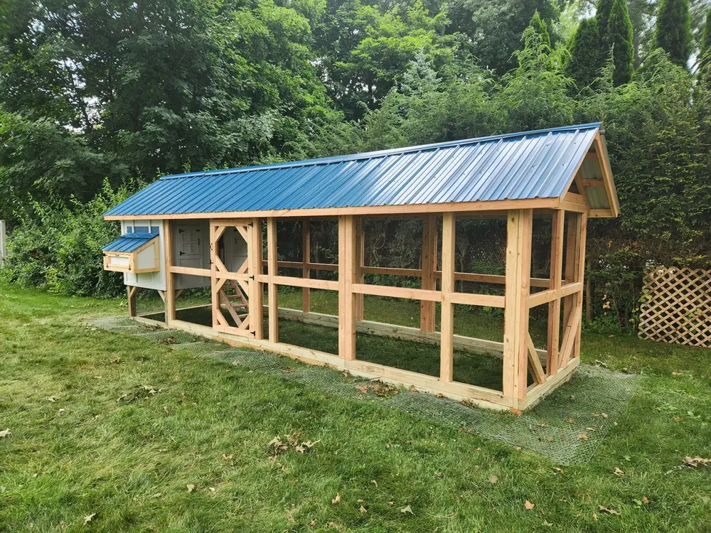 Custom coop or enclosure built by Triano Farms in New Jersey — build 21