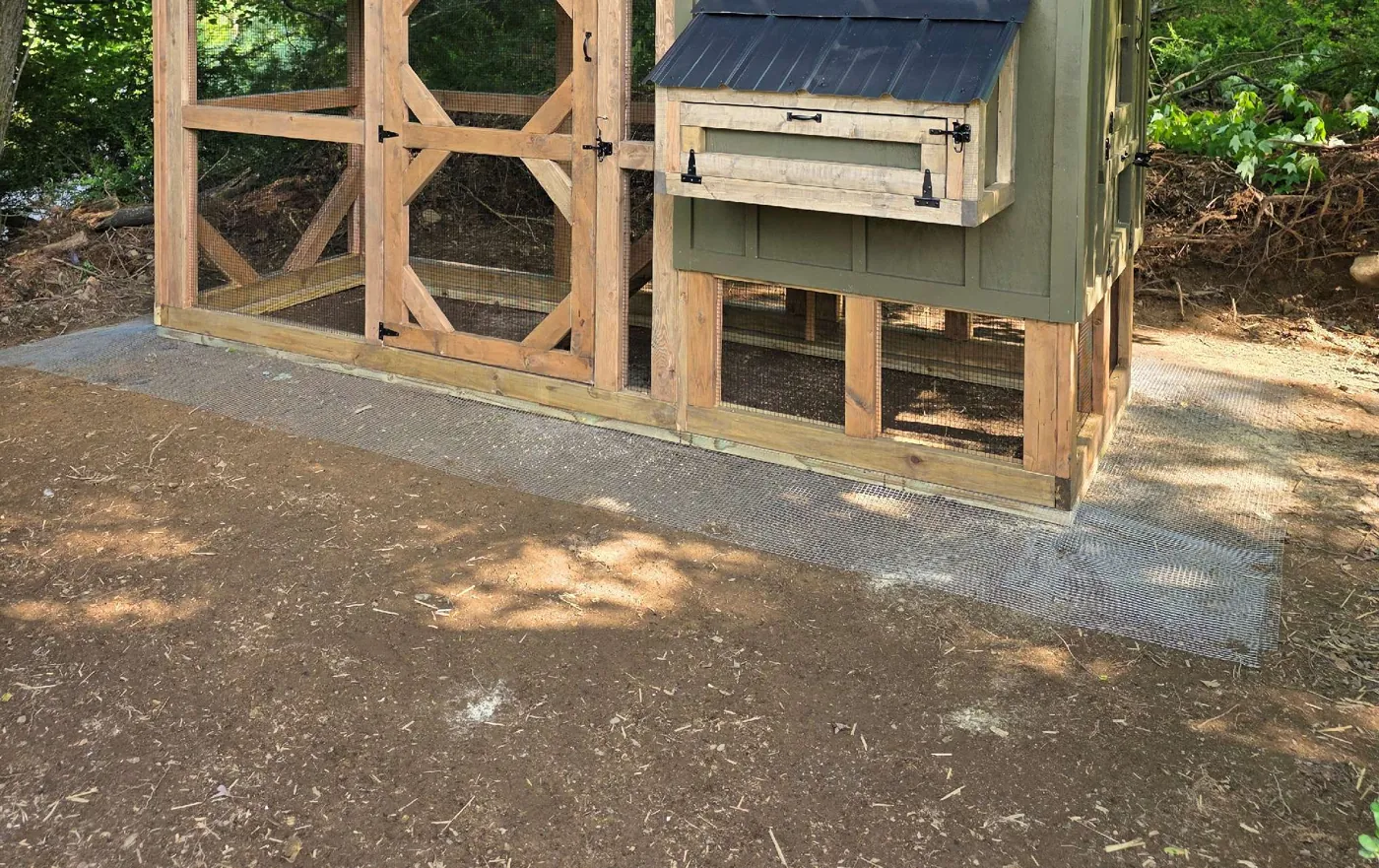 The Nest 4′ × 12′ chicken coop, view 2, built by Triano Farms in New Jersey