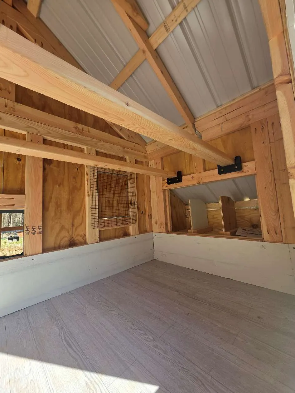 The Nest 4′ × 12′ chicken coop, view 3, built by Triano Farms in New Jersey